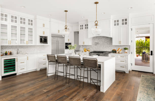 Tile pattern layout planning for backsplash in Lake Dallas